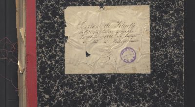 Corso di lezioni di filosofia dettato in questo colleggio di studi nel 1861